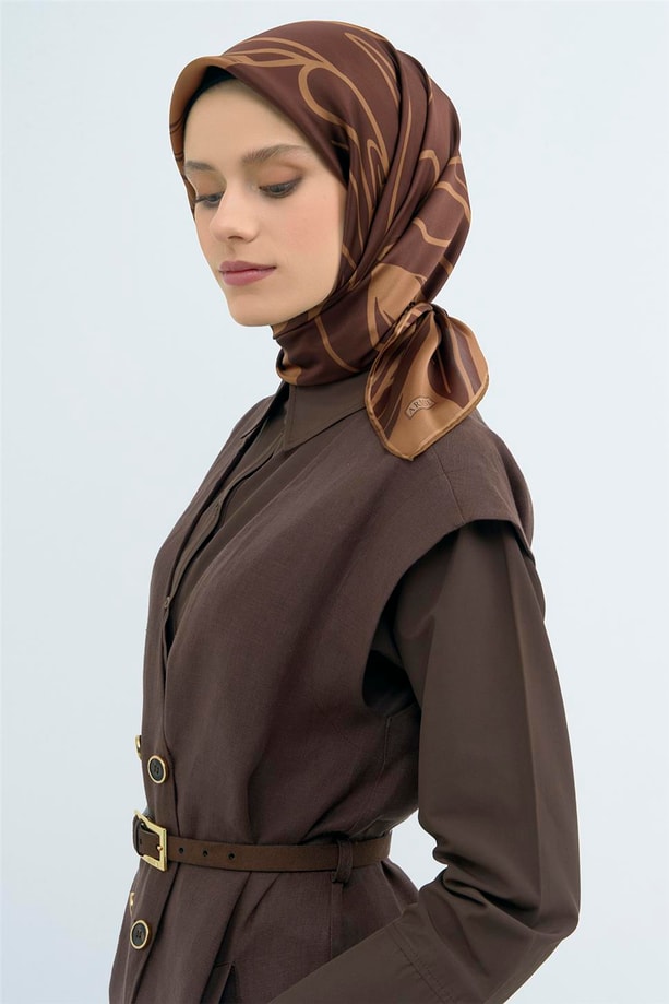 Armine  Saf İpek Sura Eşarp 9553D 03