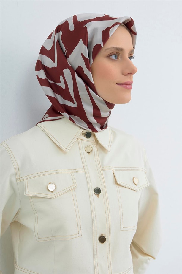 Armine  Saf İpek Twill Eşarp 9554D 51