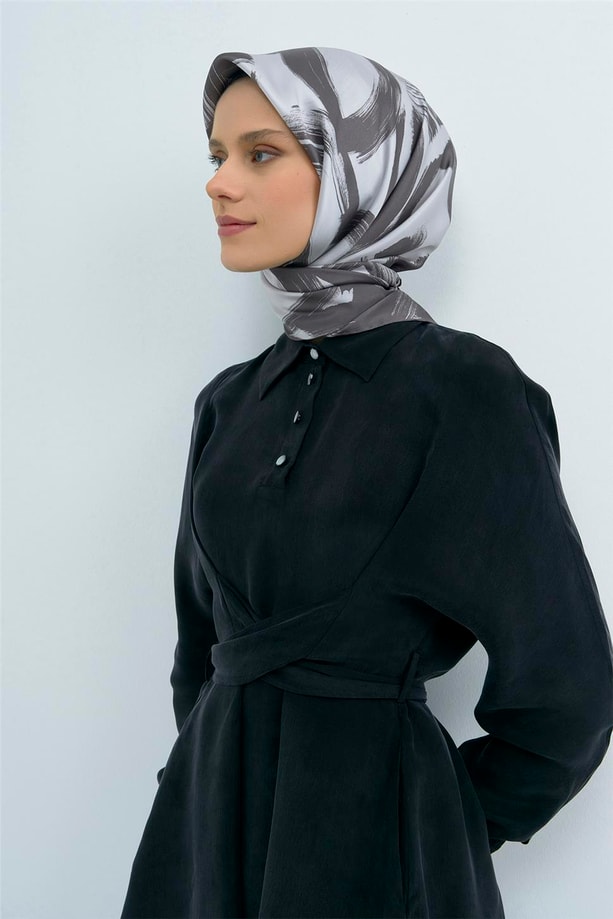 Armine  Saf İpek Twill Eşarp 9555D 03