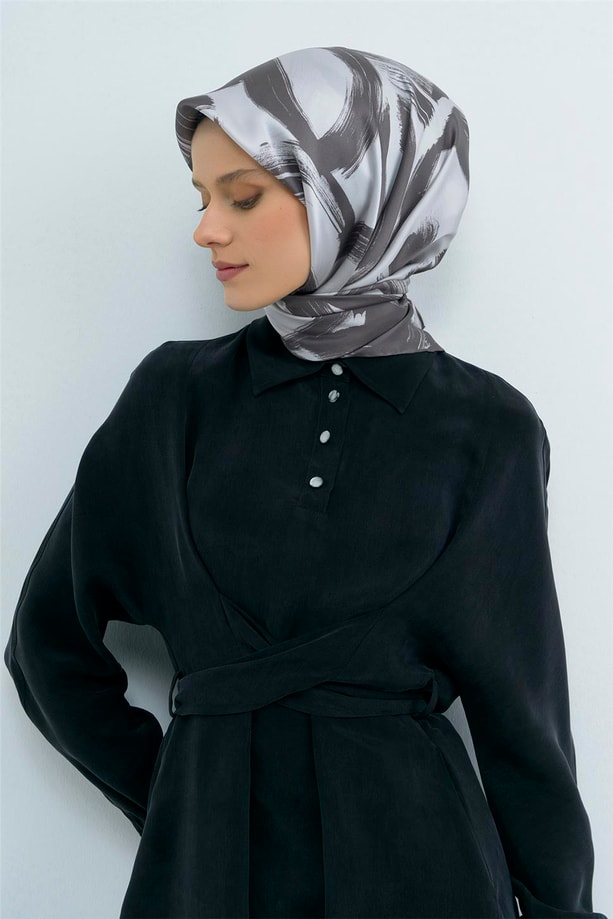 Armine  Saf İpek Twill Eşarp 9555D 03