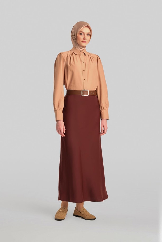 Armine Saten Etek ORT1534 Kahve