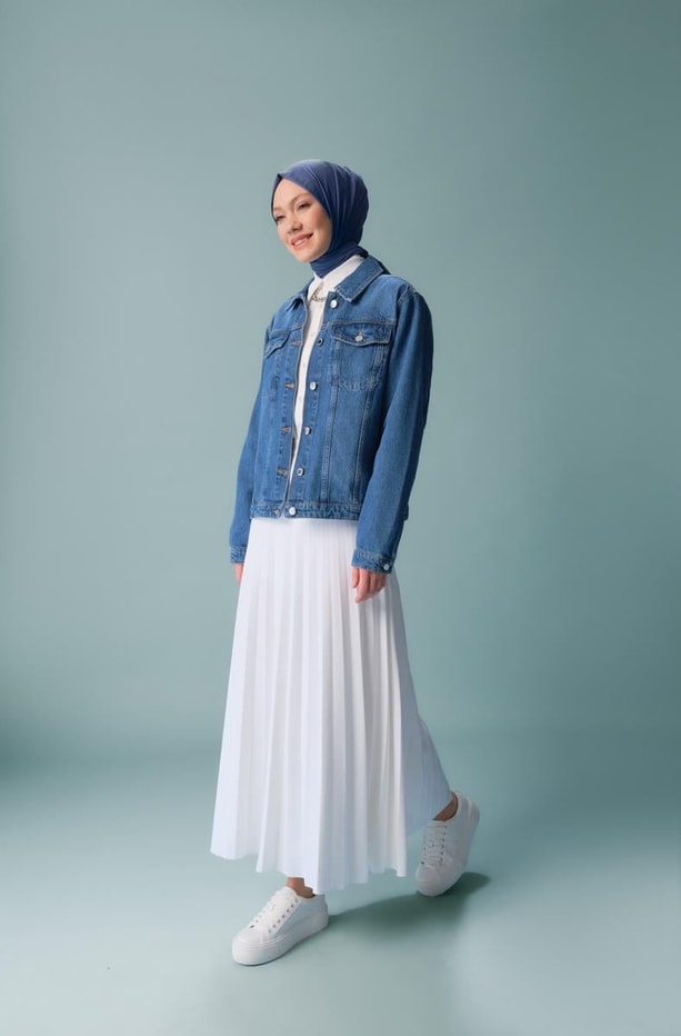 Armine Pilisoley Etek ORT1535 Ekru