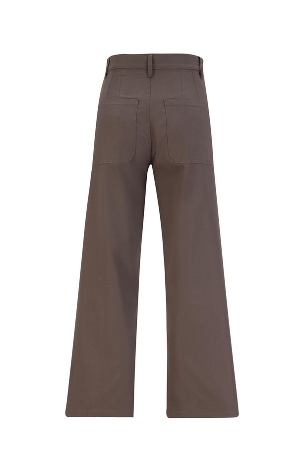 Armine Straight Pantolon ORT2720 Kahverengi