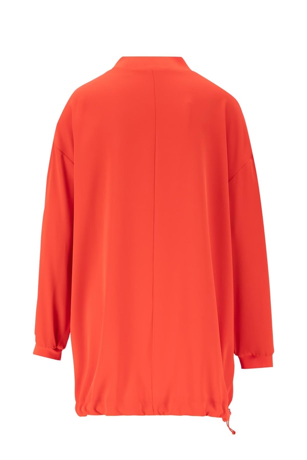 Armine Broşlu Bluz Ort3100 Kırmızı
