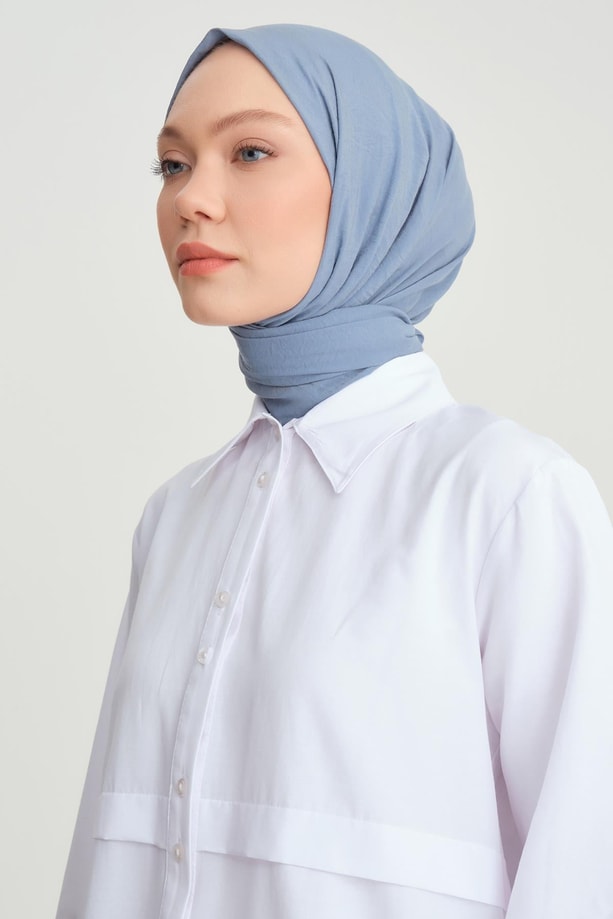 Armine Hakim Yakalı Gömlek ORT3441 Beyaz