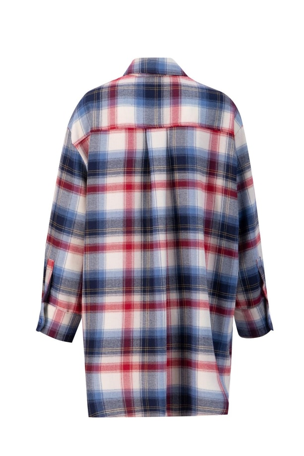 Armine Kapaklı Cepli Oduncu Gömlek ORT3637 Kırmızı