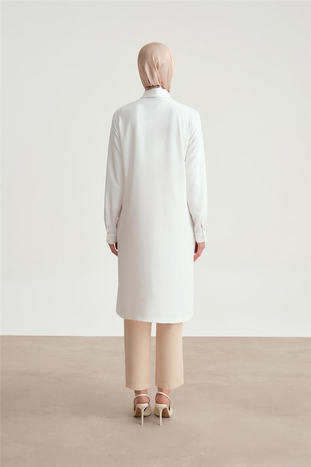 Armine Tunik ORT4208 Ekru