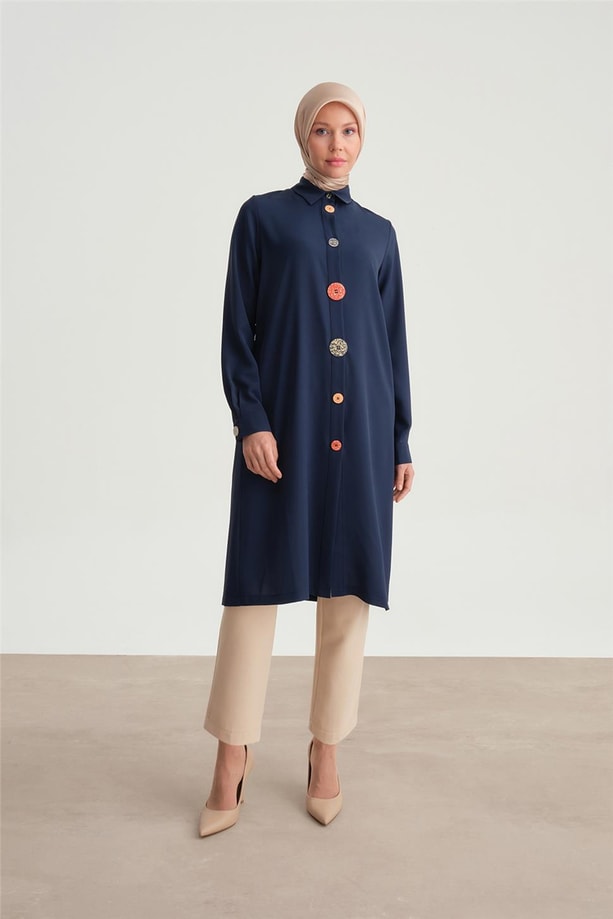 Armine Tunik ORT4208 Lacivert