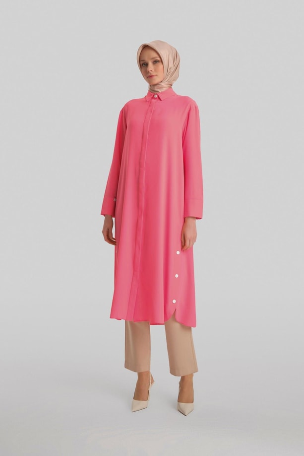 Armine Tunik ORT4406 Koyu Pembe