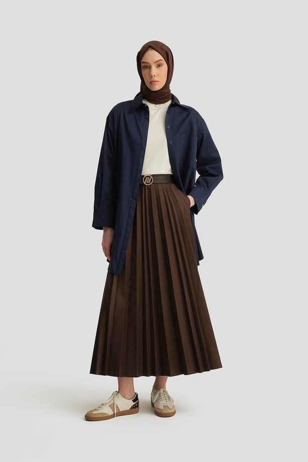 Armine Varak Baskılı Tunik 25Y4601 Lacivert