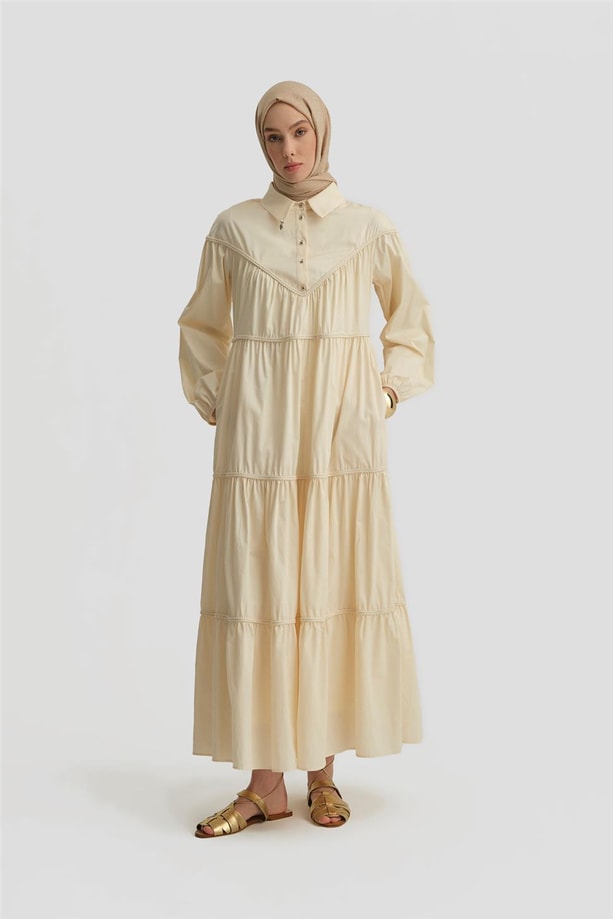 Armine Katlı Elbise 25Y9003 Aytaşı