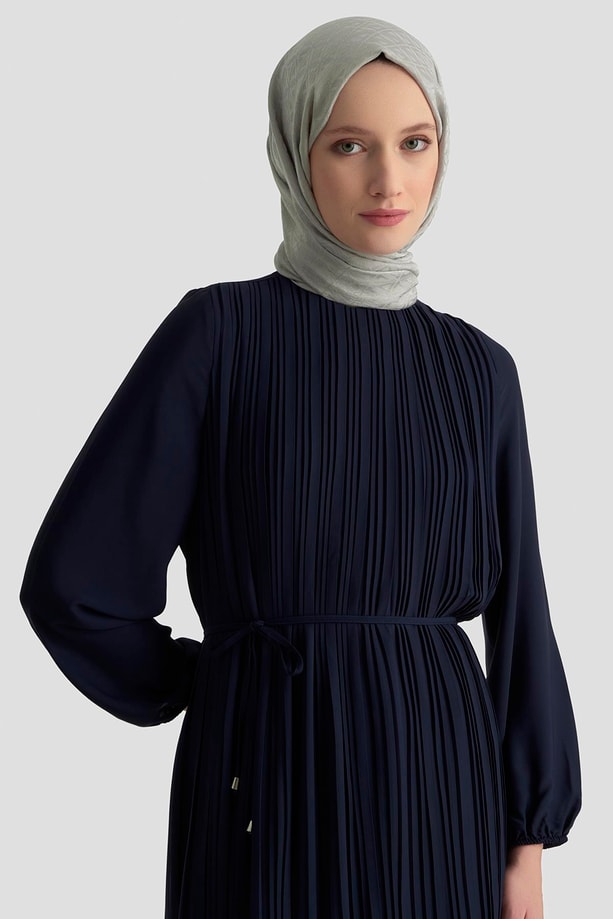 Armine Elbise ORTD9435-1 Lacivert