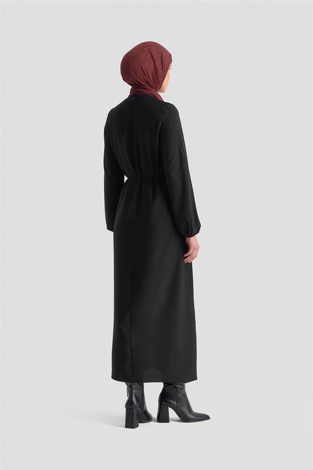 Armine Elbise ORTD9435-1 Siyah