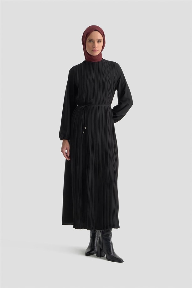 Armine Elbise ORTD9435-1 Siyah