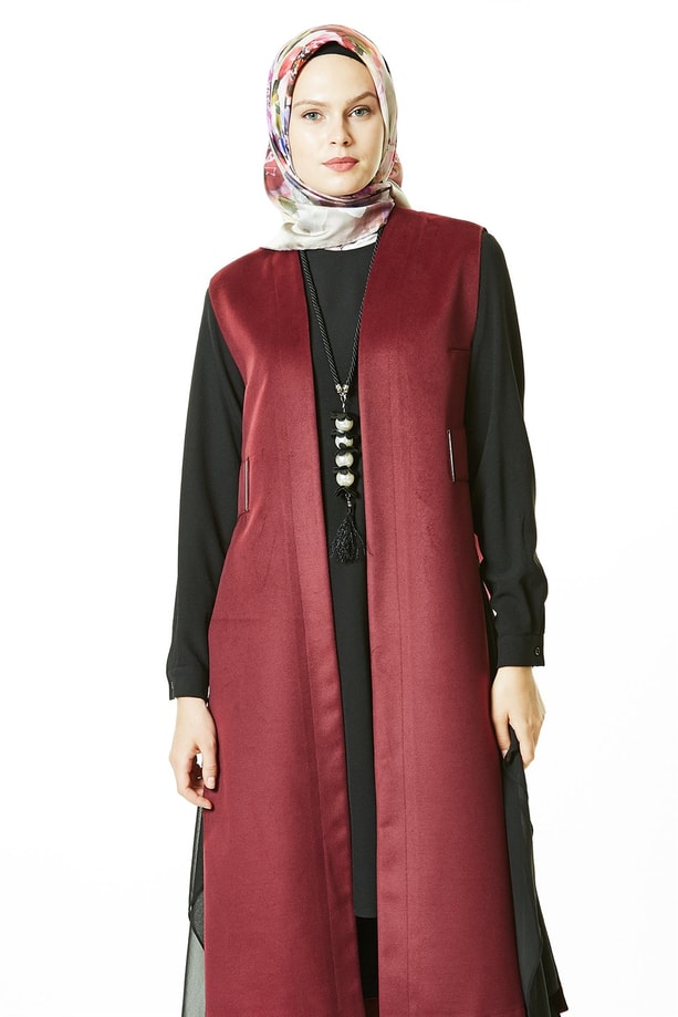 Armine Yelek 18Ka4505 Bordo