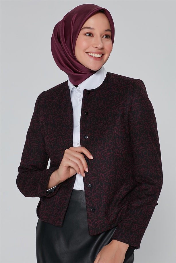 Armine Deri Etekli Takım 18Ka8070 Bordo