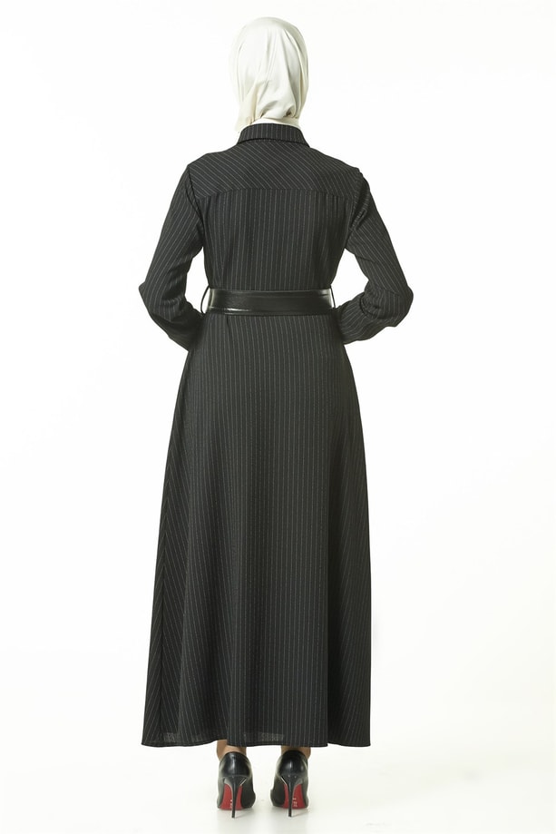 Armine Elbise 18Ka9608 Siyah