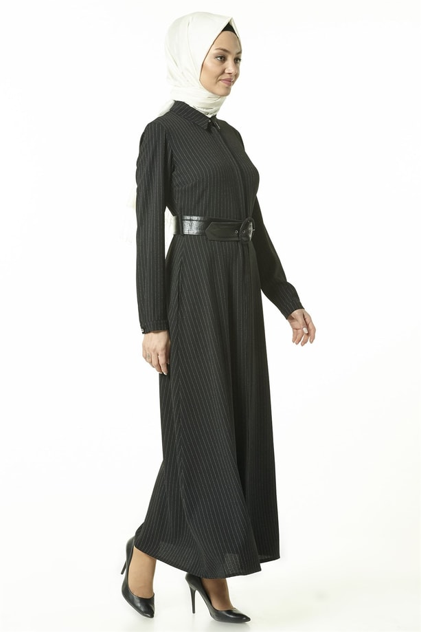 Armine Elbise 18Ka9608 Siyah