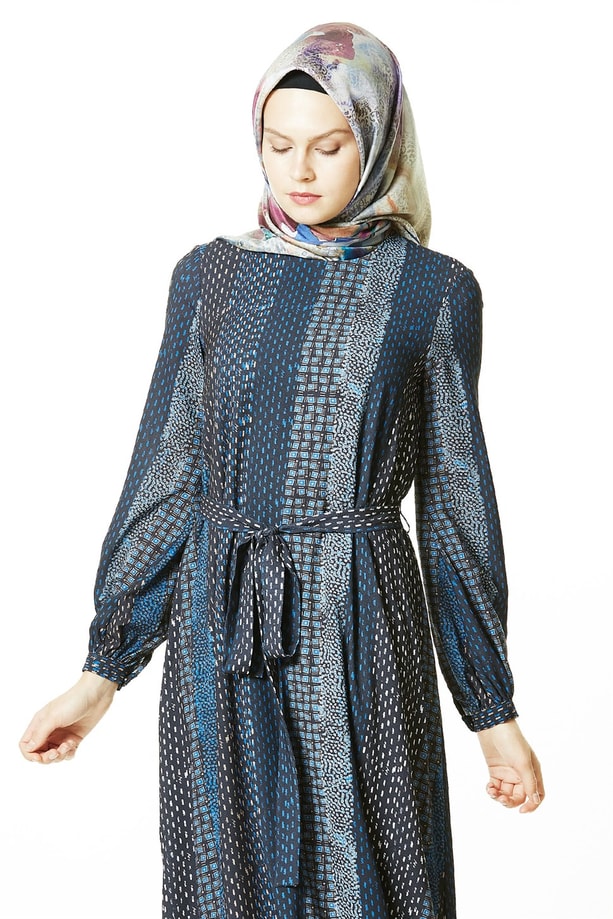 Armine Elbise 18Ka9630 Lacivert