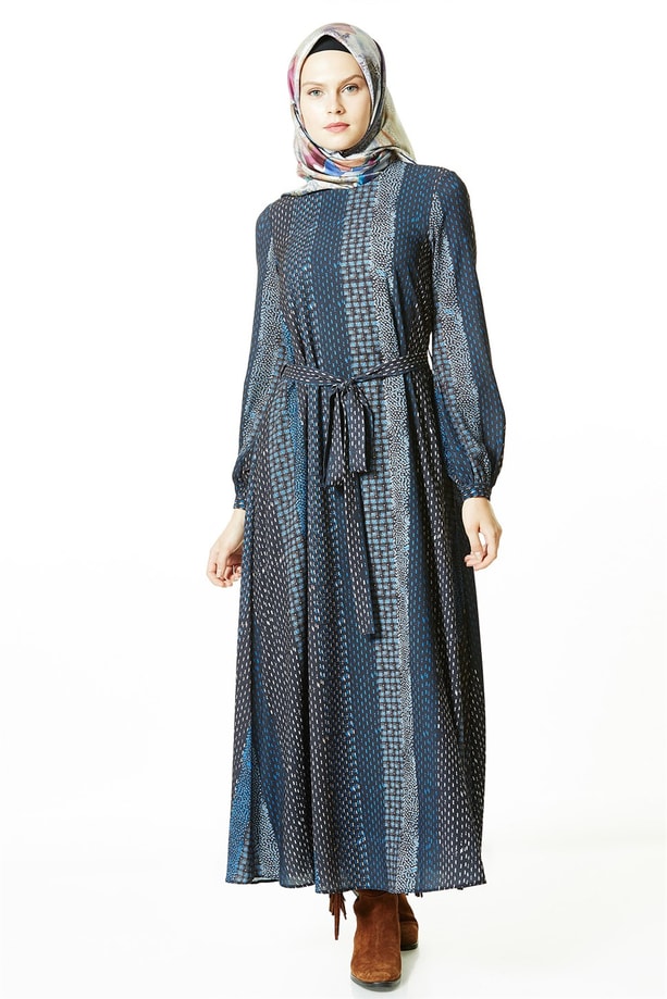 Armine Elbise 18Ka9630 Lacivert