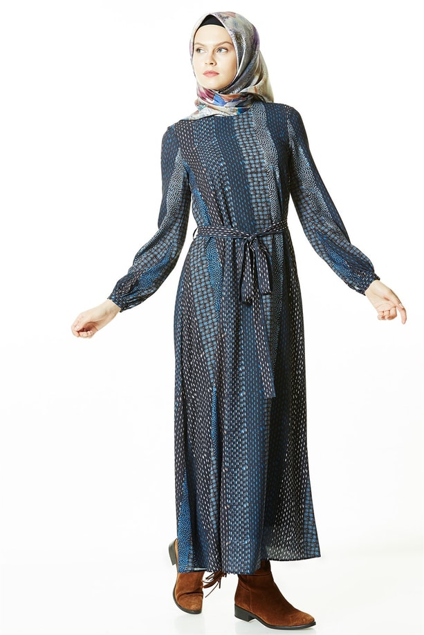 Armine Elbise 18Ka9630 Lacivert