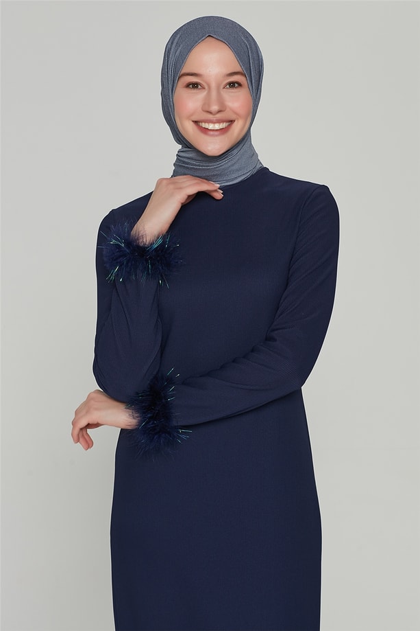 Armine Elbise 18Ka9635 Lacivert