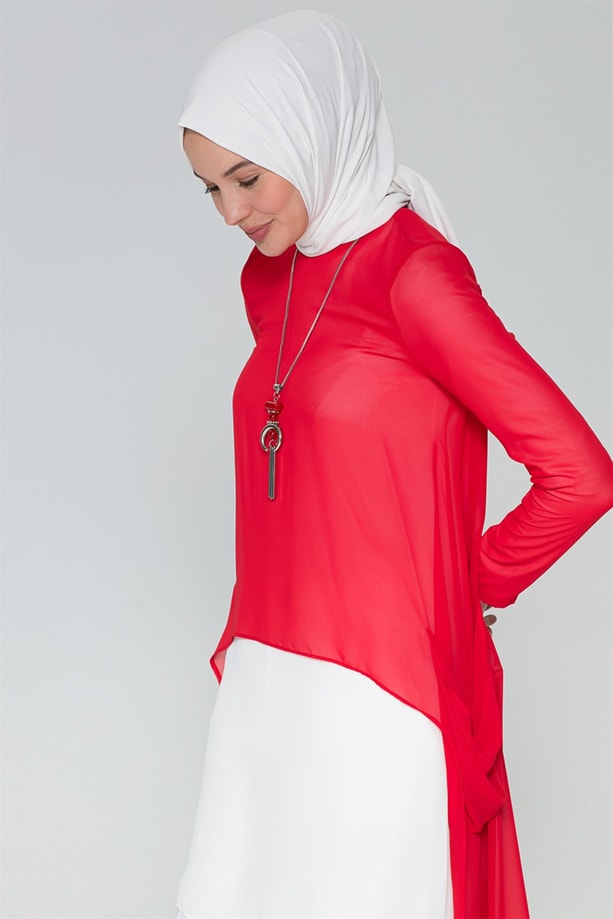 Belli Tunik 18Ya0456 Kırmızı