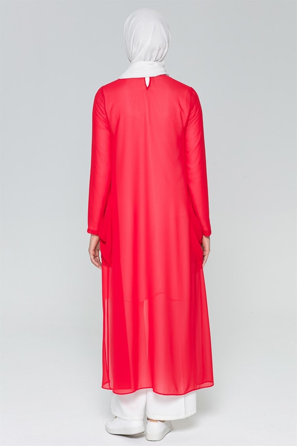 Belli Tunik 18Ya0456 Kırmızı