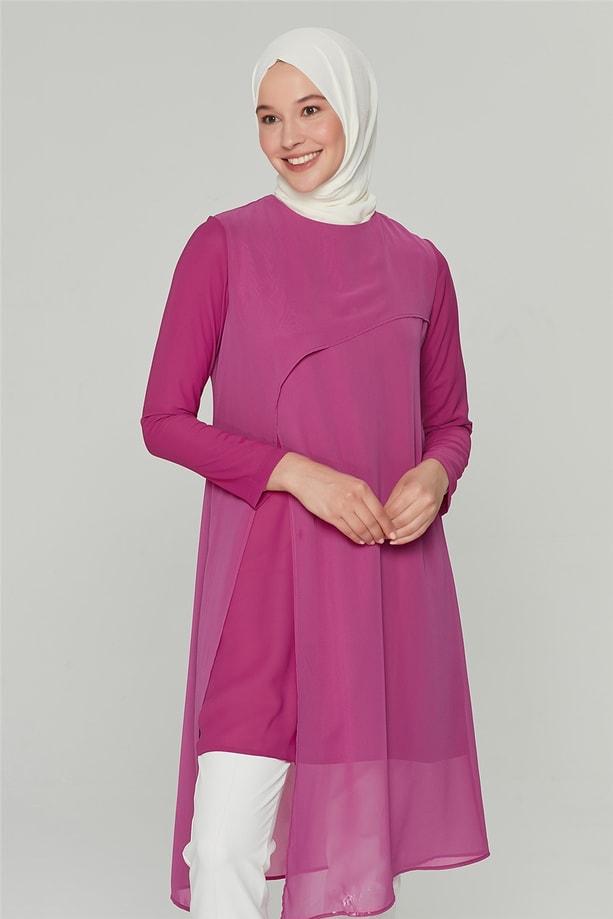 Belli Tunik 18Ya0468 Fuşya