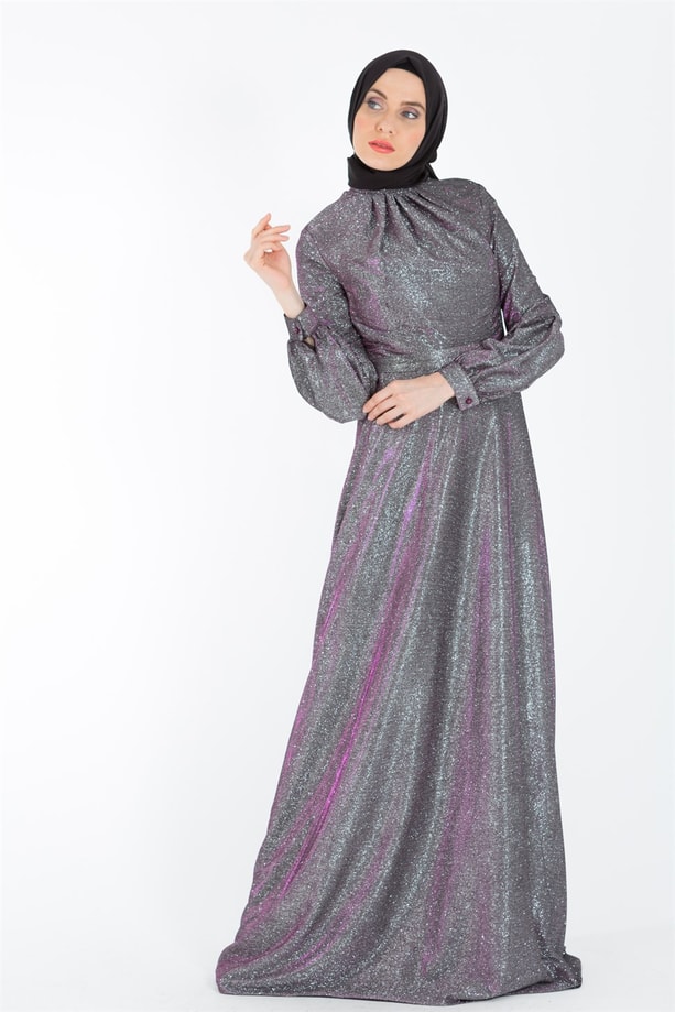 Armine Abiye Elbise 18Ya1118 Mürdüm