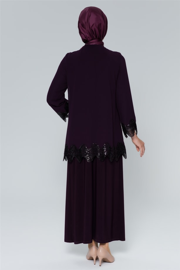 Armine Ucu Dantelli Takım 18Ya2104 Mor