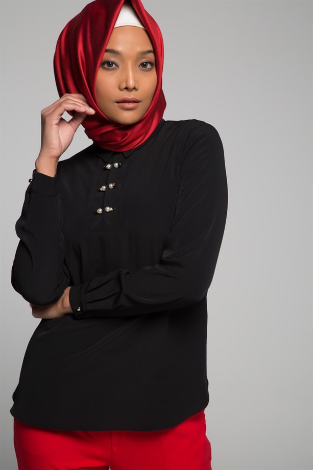 Armine Bluz 18Ya3408 Siyah