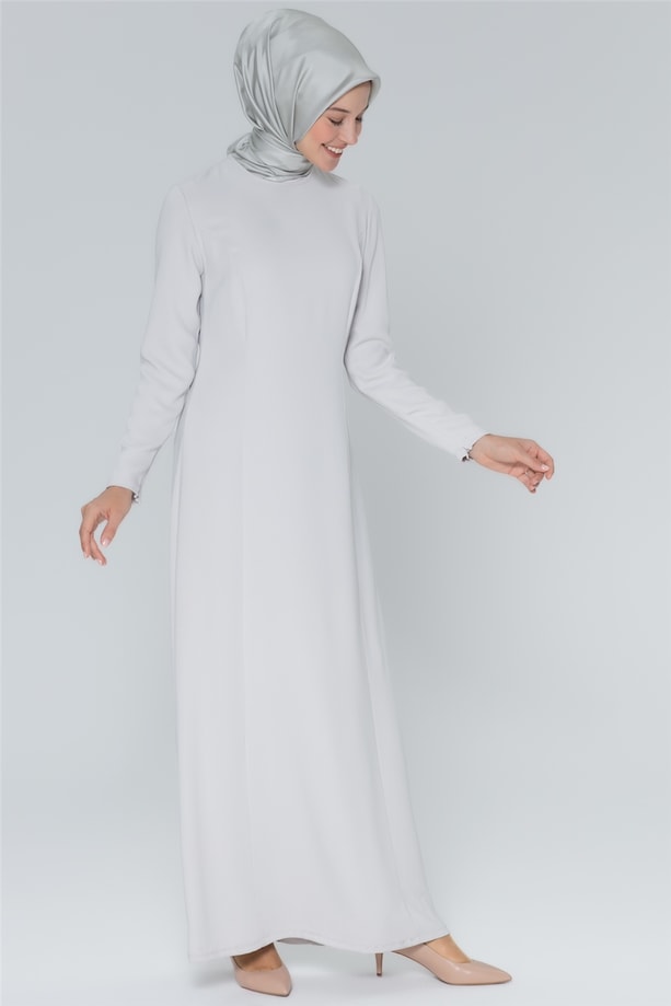 Armine Elbise 18Ya9566 Gri