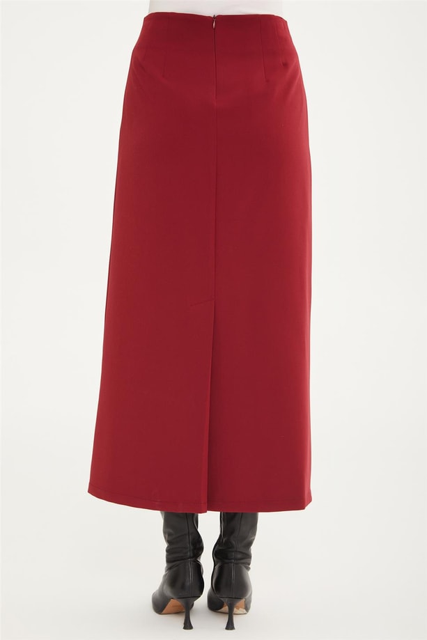 Armine Basic Uzun Etek 20Ka1003 Bordo