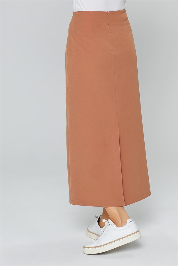 Armine Basic Uzun Etek 20Ka1003 Camel
