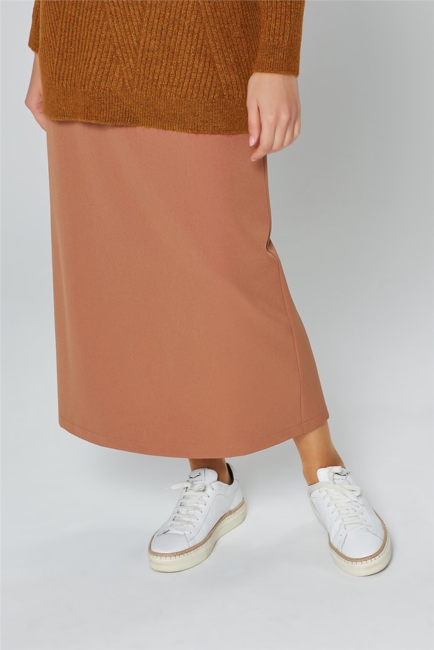 Armine Basic Uzun Etek 20Ka1003 Camel