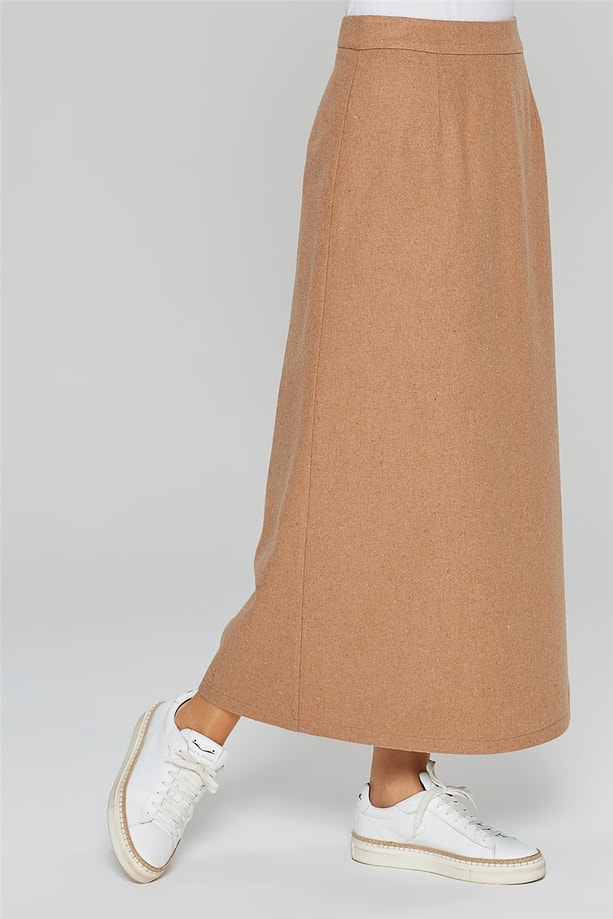Armine Solda Cepli Etek 20Ka1011 Camel