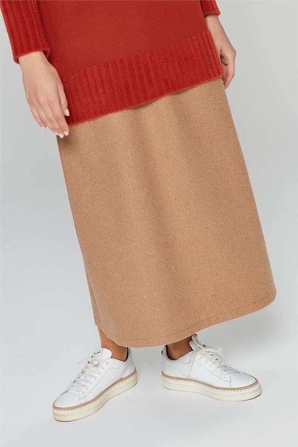 Armine Solda Cepli Etek 20Ka1011 Camel