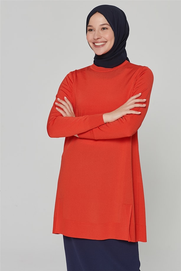 Armine Triko Tunik 20Ka2002 Kırmızı