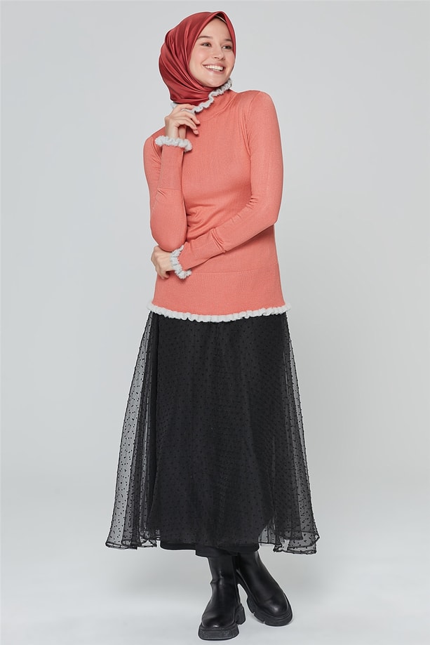 Armine Triko Bluz 20Ka2004 Somon