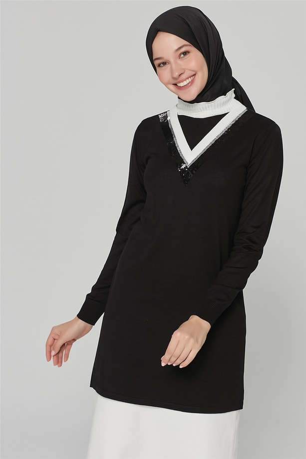 Armine Triko Tunik 20Ka2006 Siyah