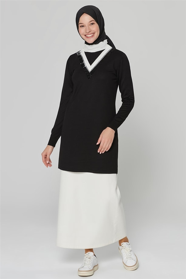Armine Triko Tunik 20Ka2006 Siyah