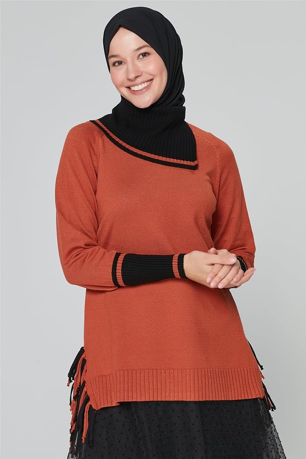 Armine Triko Tunik 20Ka2010 Kiremit