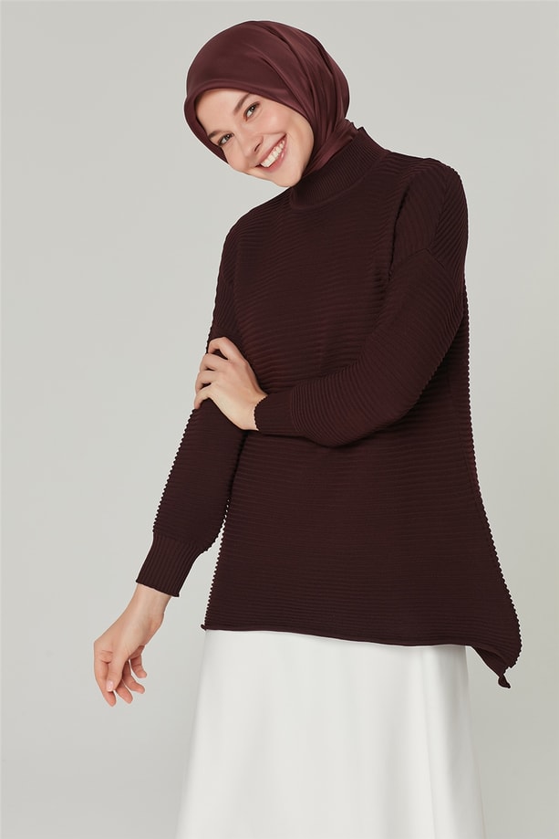 Armine Triko Tunik 20Ka2016 Bordo