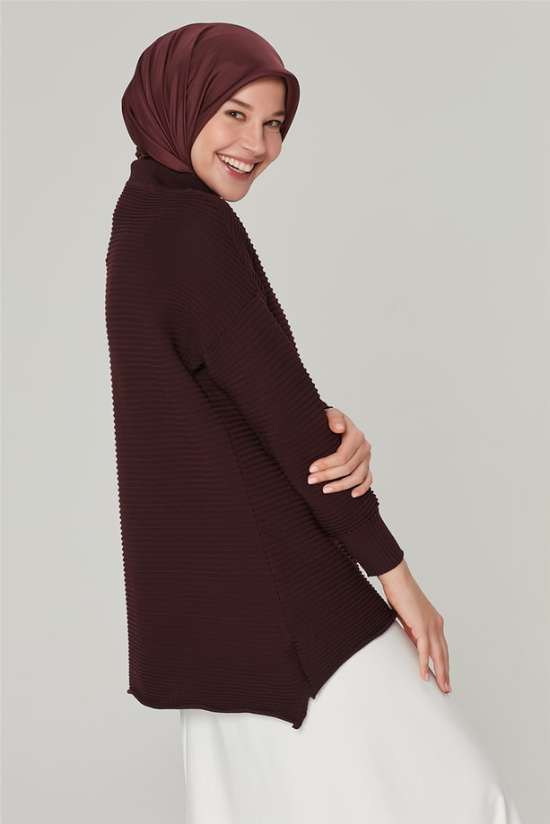 Armine Triko Tunik 20Ka2016 Bordo