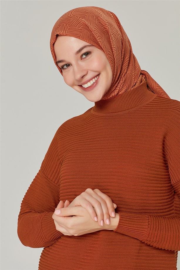 Armine Triko Tunik 20Ka2016 Kiremit