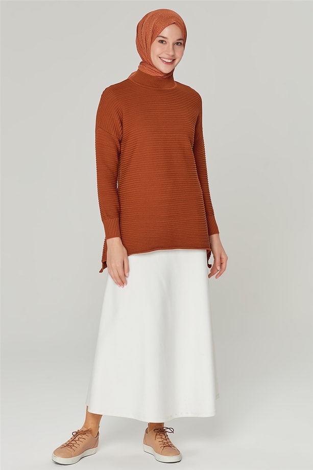 Armine Triko Tunik 20Ka2016 Kiremit