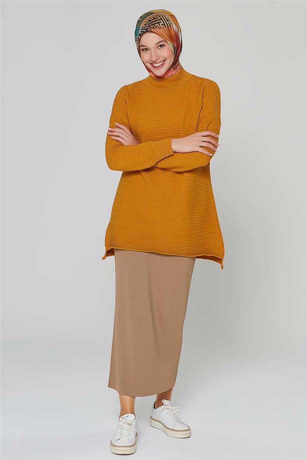 Armine Triko Tunik 20Ka2016 Safran