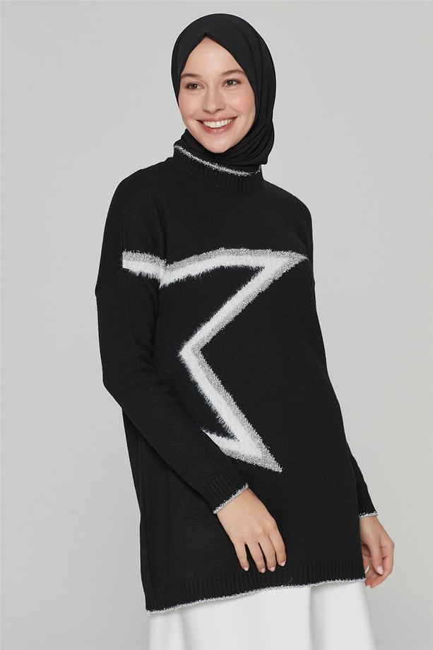Armine Triko Tunik 20KA2017 Siyah