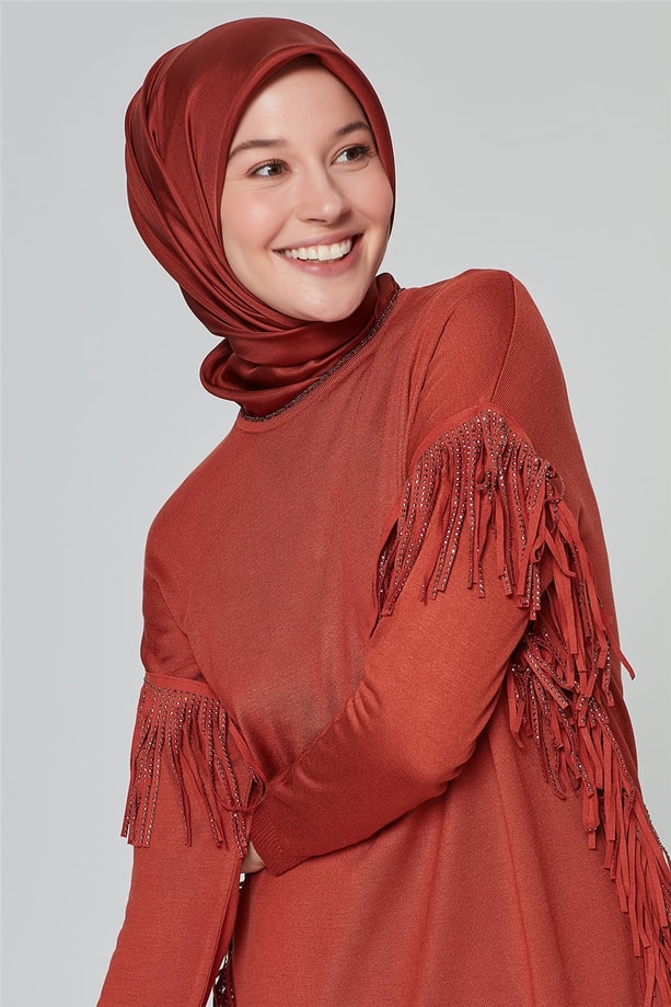 Armine Triko Tunik 20Ka2018 Kiremit